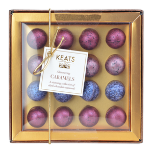 Shimmering Dark Chocolate Truffles Mini Gift Box - Keats Chocolatier