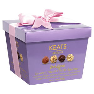 Ribbon-Tied Luxury Truffle Selection, 18pcs - Keats Chocolatier
