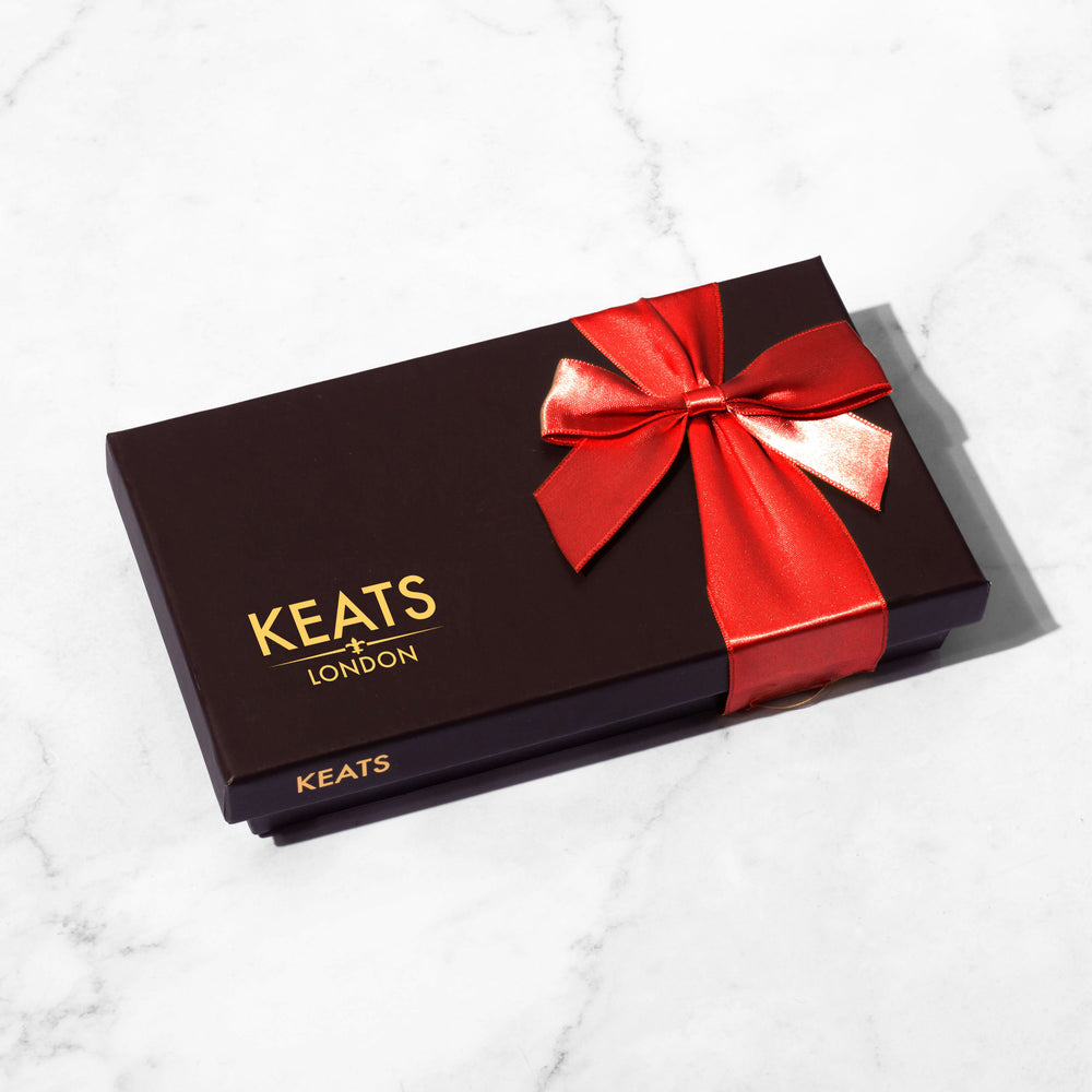 Luxury Truffle Selection, Red Bow Box 8 pieces - Keats Chocolatier