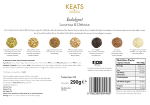 Milk, Dark and White Chocolate Truffle Selection, 24 pieces - Keats Chocolatier