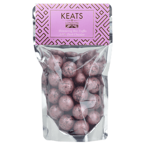 Dark Chocolate Shimmering Truffles Rose Flavour - Keats Chocolatier