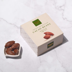 Hazelnut Ganache Filled Cocoa Beans - Keats Chocolatier