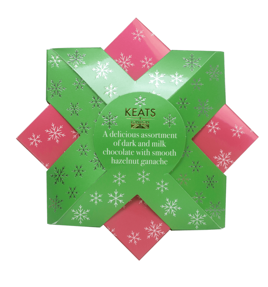 Keats Christmas Chocolate Treat Star Gift Box - Keats Chocolatier