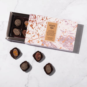 Luxury Chia Seed and Fruit Chocolate selection, 8pcs - Keats Chocolatier