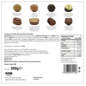 Original Chocolate Selection, Bow Box 16pcs - Keats Chocolatier