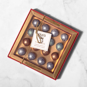 Shimmering Dark Chocolate Truffles Mini Gift Box - Keats Chocolatier