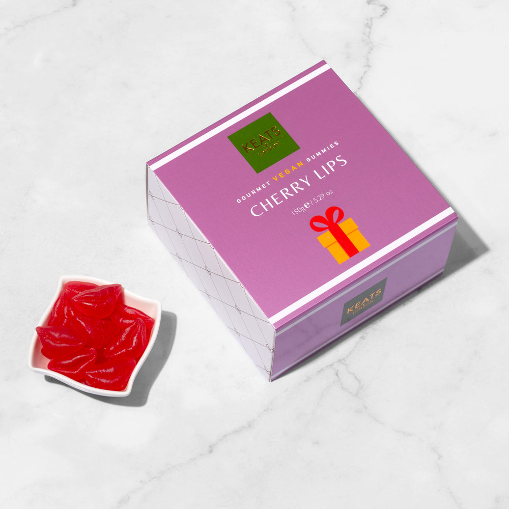 Gourmet Vegan Gummies - Cherry Lips - Keats Chocolatier