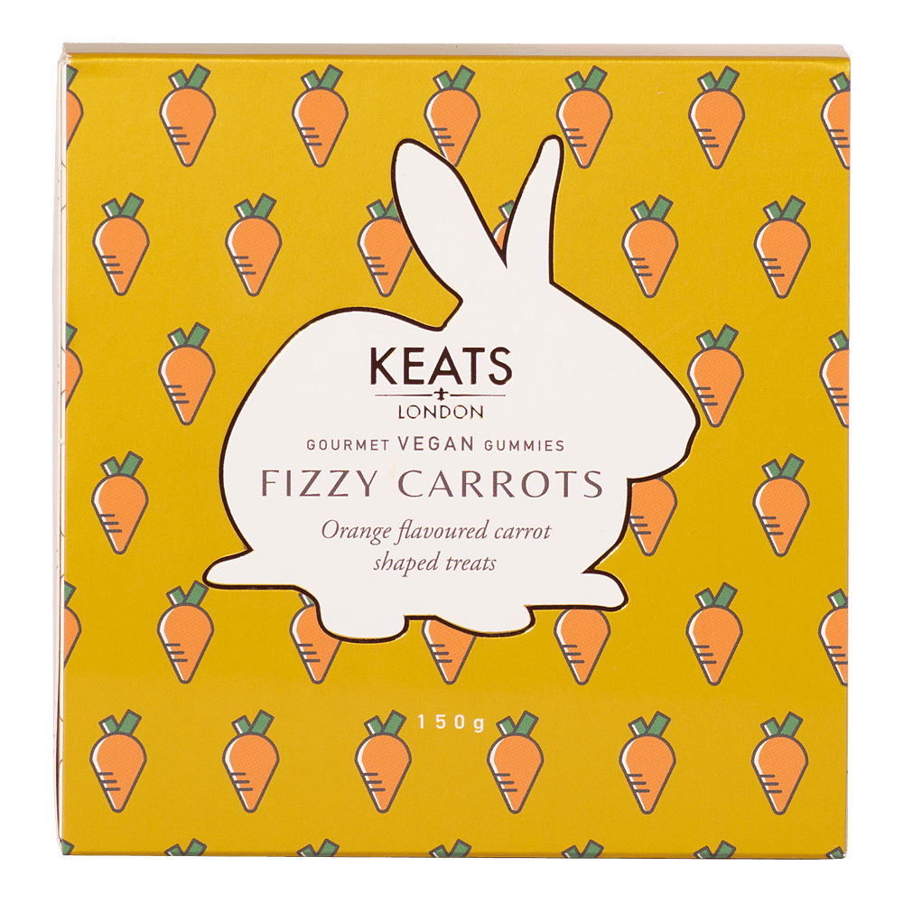 Gourmet Vegan Gummies - Fizzy Carrots - Keats Chocolatier